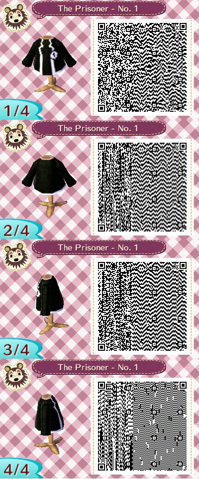 Animal Crossing New Leaf The Prisoner Jacket Pattern